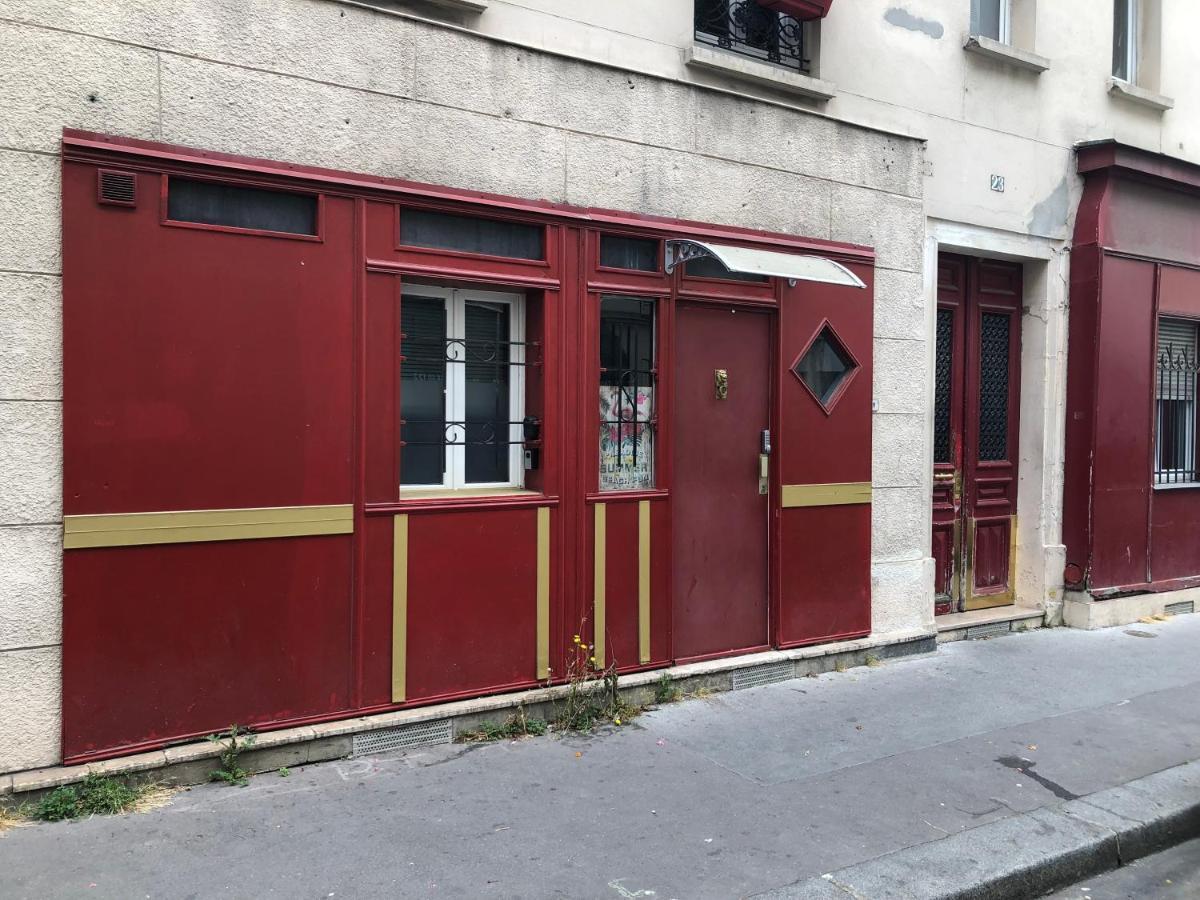 Guesthouse Familial Pour 2,3,4 Personnes De 44M2- Accessible Handic -Rez De Chaussee-Vues Sur Rue Et Patio Prive - Sejour, Chambre Separee-Cuisine,Salle De Bain,Lit Double Et Canape-Lit 2Pers-Entree De La Rue Berzelius-5 Minutes Du Metro Brochant-Lig Paris Exteriör bild